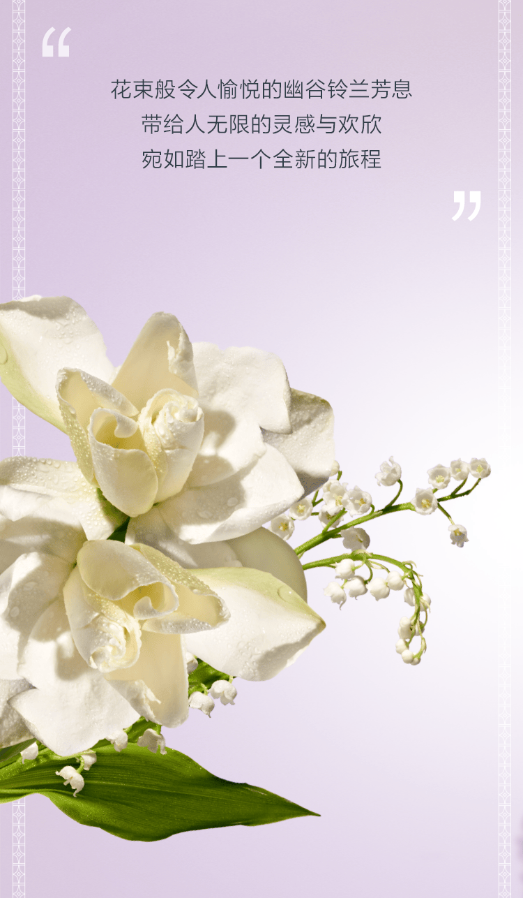 烂漫春日寻觅铃兰茉莉香气fresh