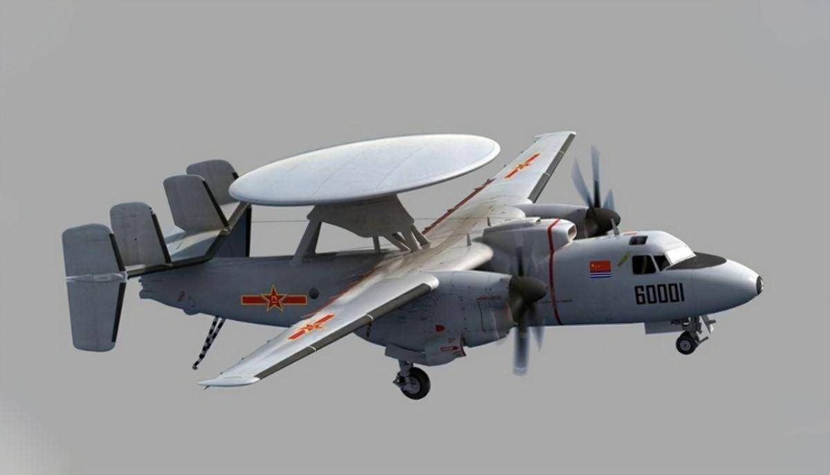 解放军3款新舰载机上舰在即,台少将称赞空警600:比美机还强_预警机