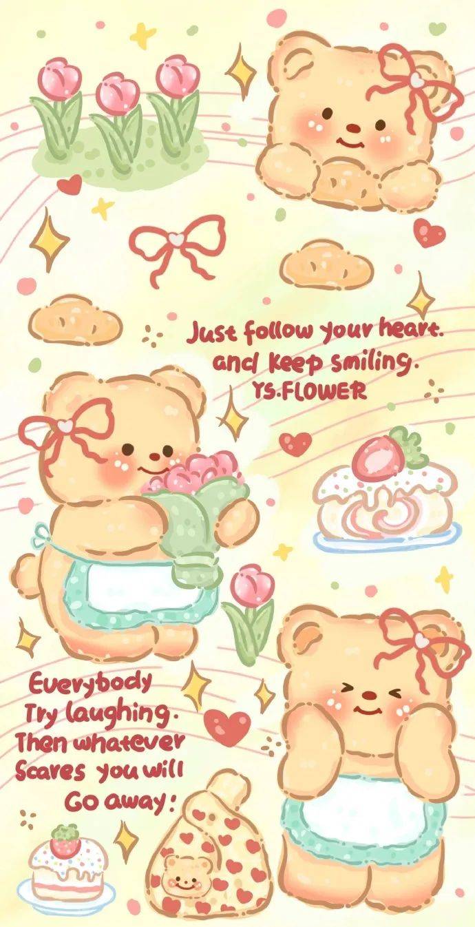 主屏锁屏壁纸可爱套图