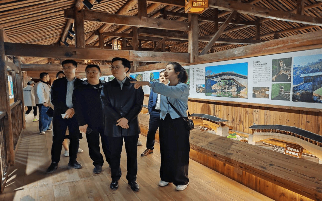 在库村村,徐岙村,下桥村等调研过程中,调研组充分肯定了泰顺县在传统