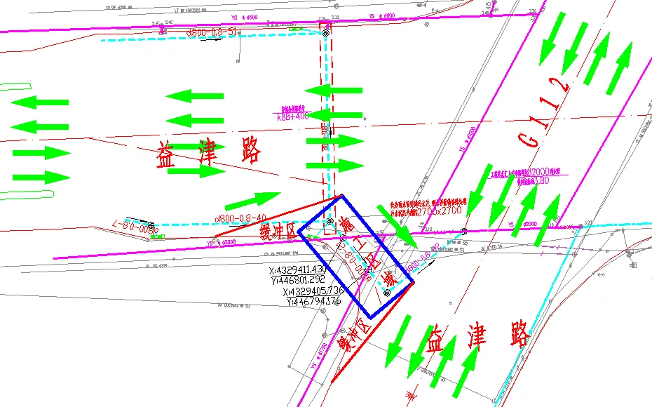 第一阶段导行图第二阶段:g112国道与g106国道交叉口北半幅6月19日开始