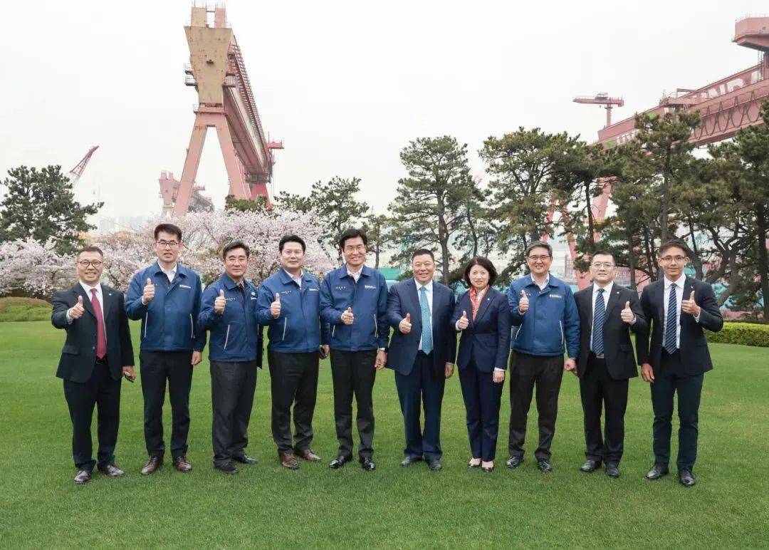 中韩造船能否再次合作?!恒力集团董事长陈建华赴韩国_