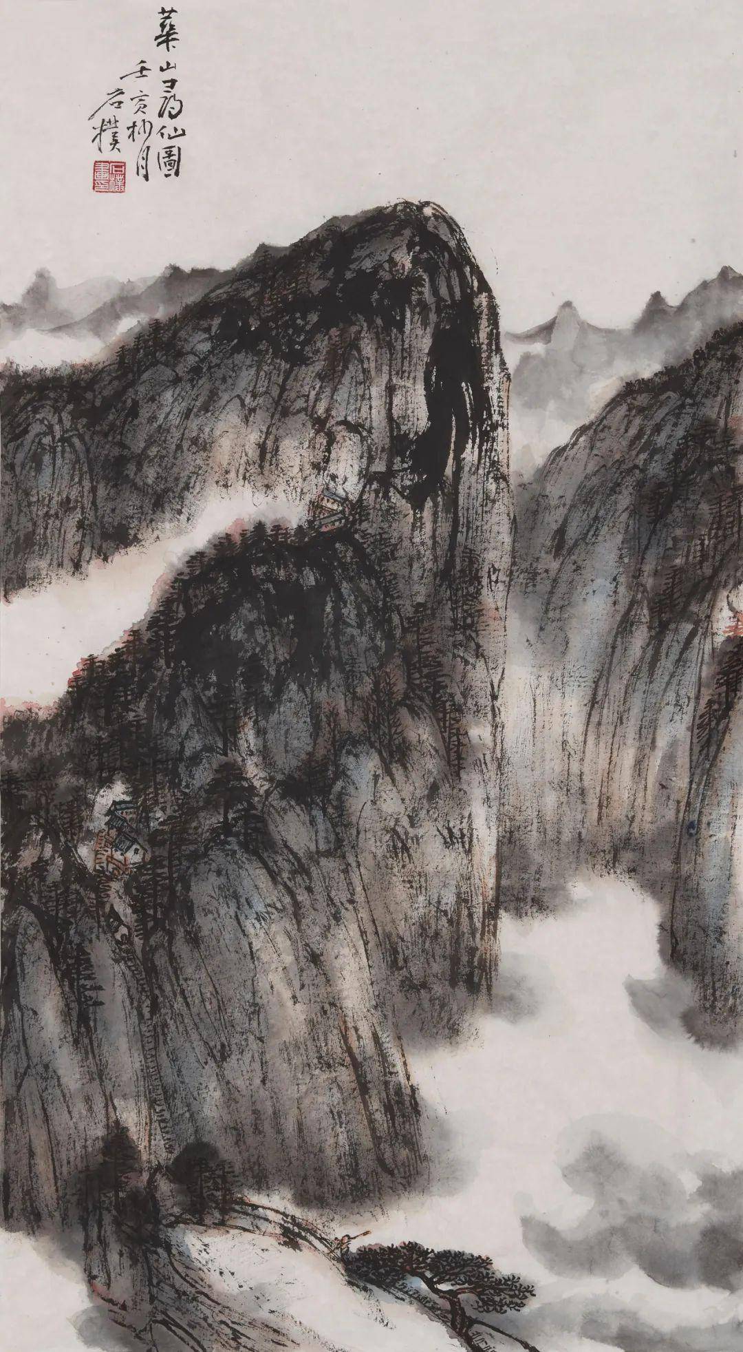 石朴山水画欣赏!