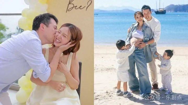 恭喜香港女星怀三胎办性别揭晓派对与家人猜中仍是儿子