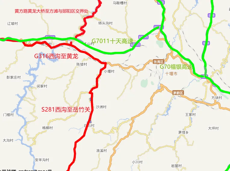 省道316线详细地图图片