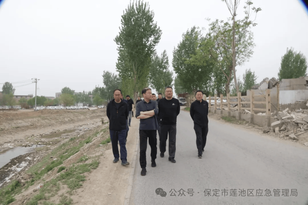 市人大常委会副主任莲池区委书记刘晓鹏督导检查安全生产和防汛备汛