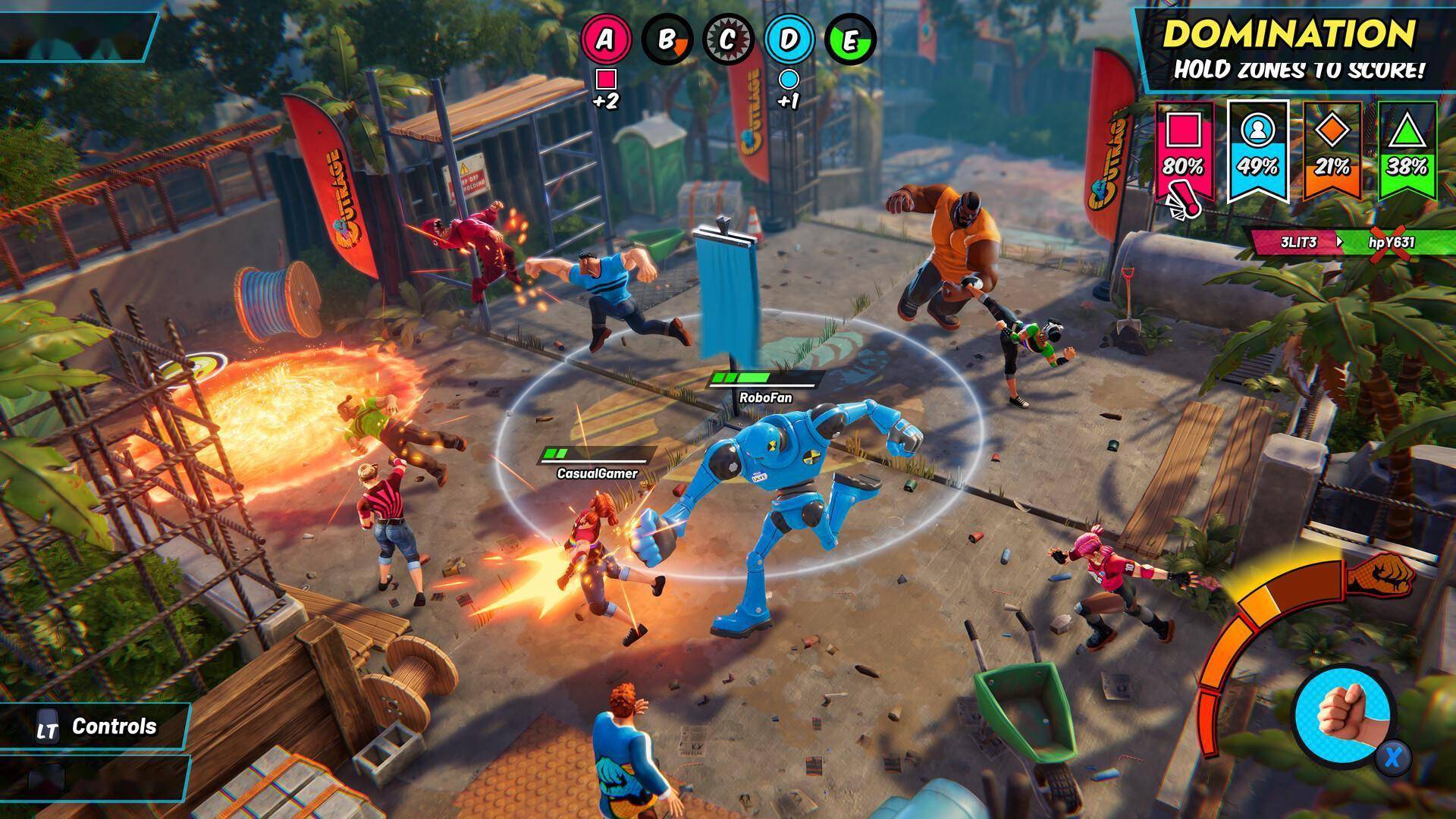 多人乱斗游戏暴怒格斗节现已推出试玩demo