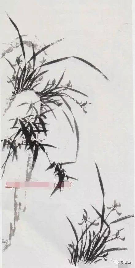 水墨兰竹写意画写意兰竹画法步骤示范