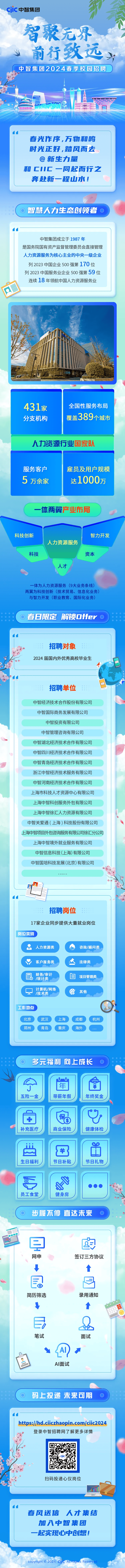 招聘信息中智集团2024春季校园招聘