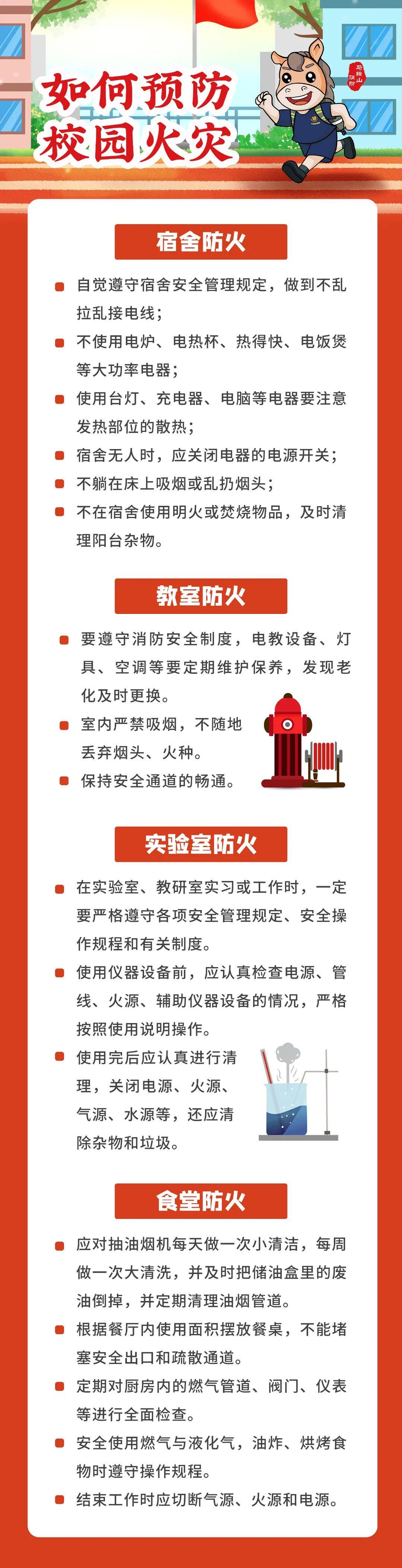 高校火灾频发,这份安全指南要收好