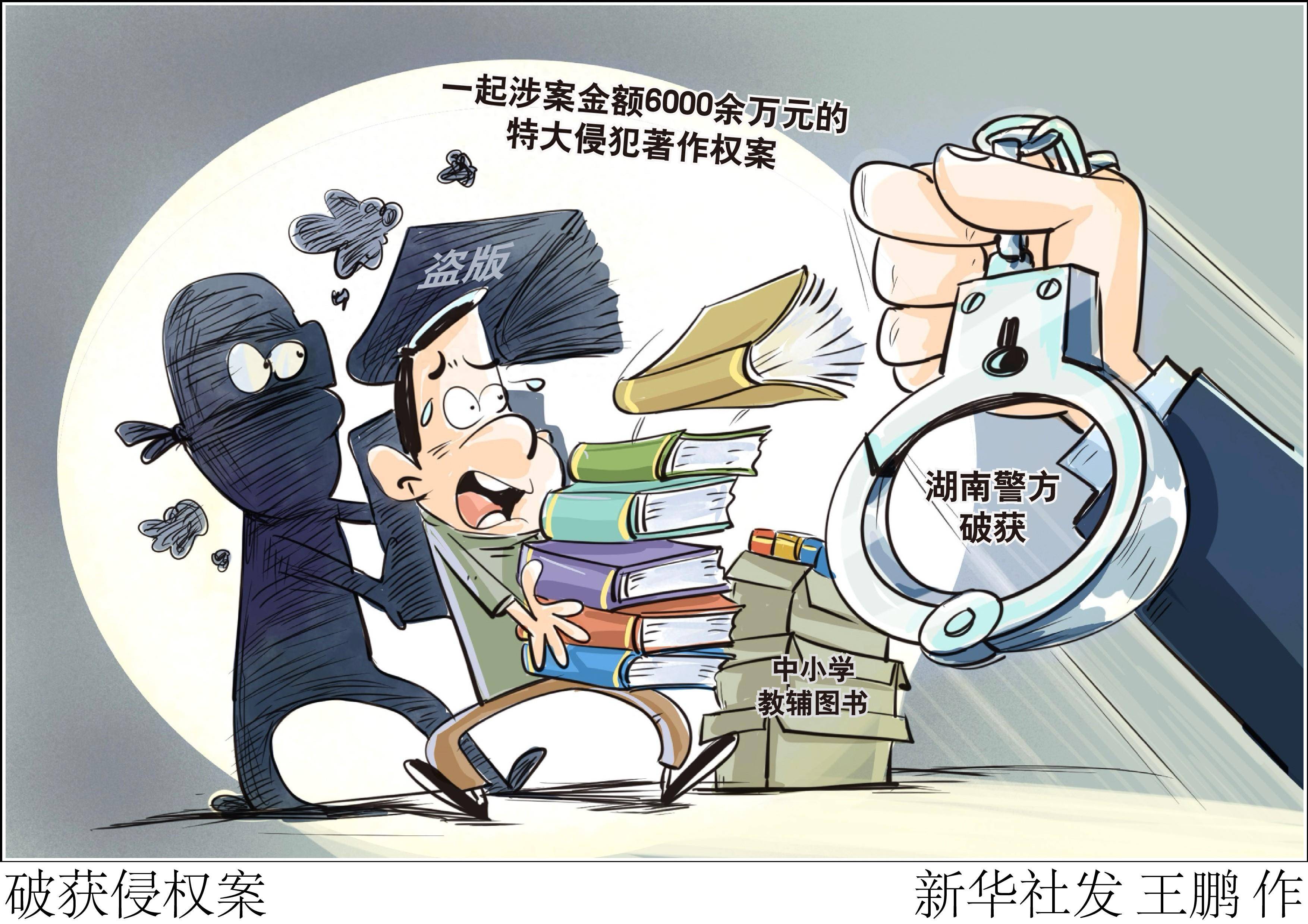 (图表·漫画)破获侵权案