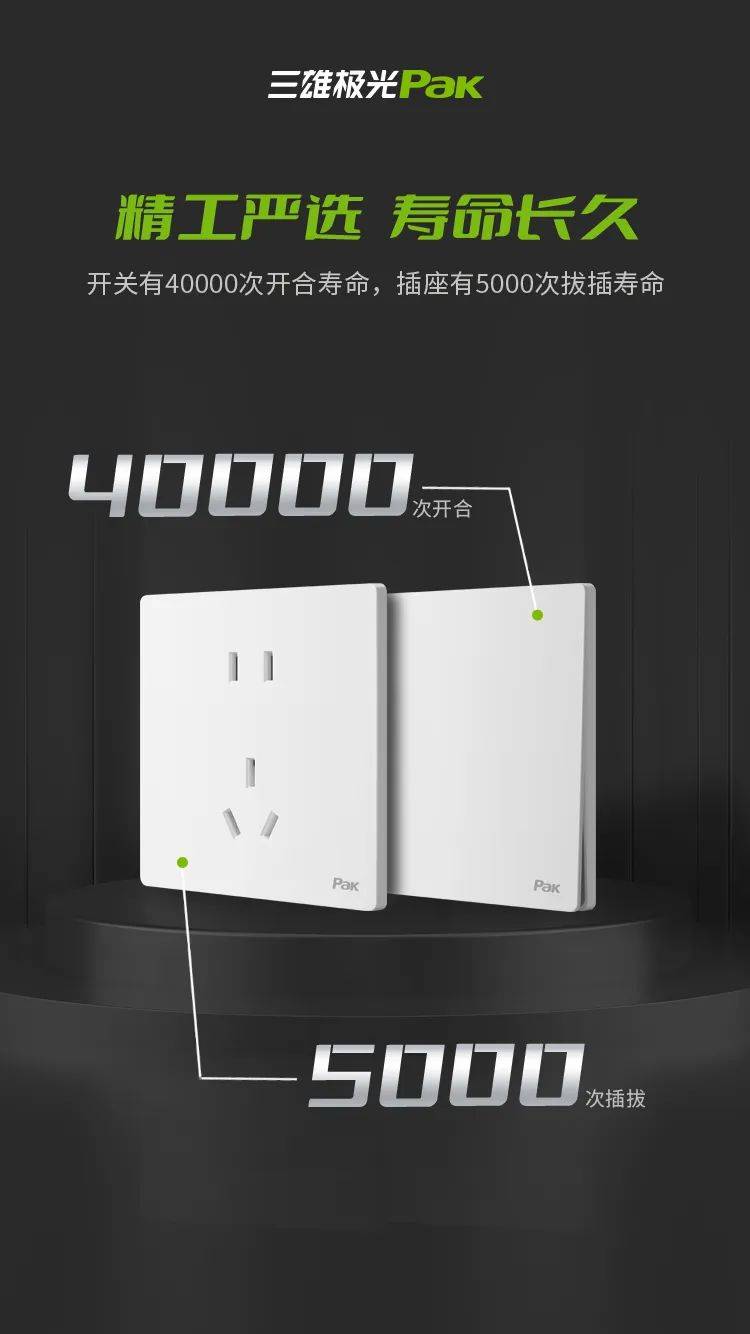 【华艺广场·精品推介】三雄极光g1系列开关插座,纤薄无暇,时尚出众