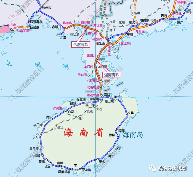 湛江高铁线路图片