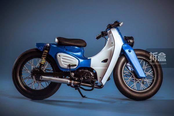 trickyman12 super cub 复古摩托车 1/6可动人偶配件