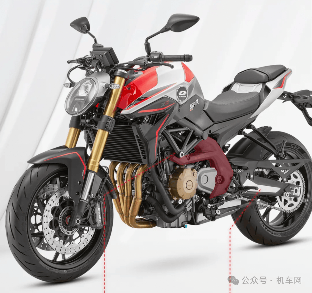 前段时间贝纳利发布了新款tnt600i(黄龙600),今天钱江官方也