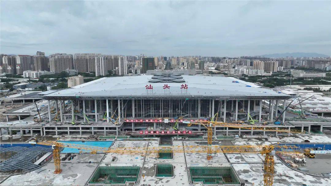 五一假期每天24小时"连轴转"抢进度,新建汕头站最新进度