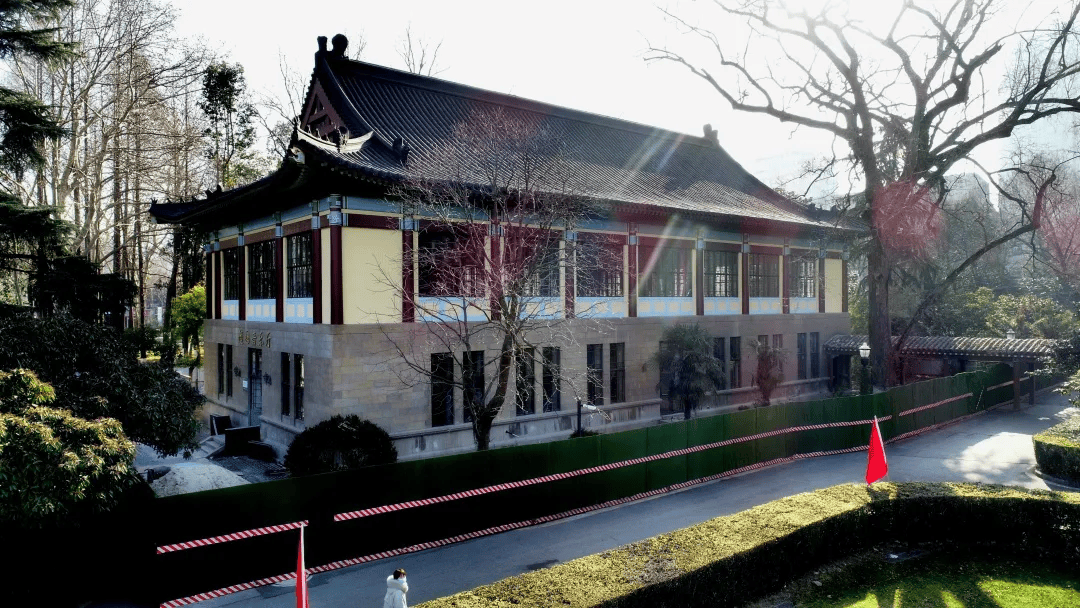 原金陵女子文理学院大礼堂今天南京师范大学随园校区所在地,是原金陵