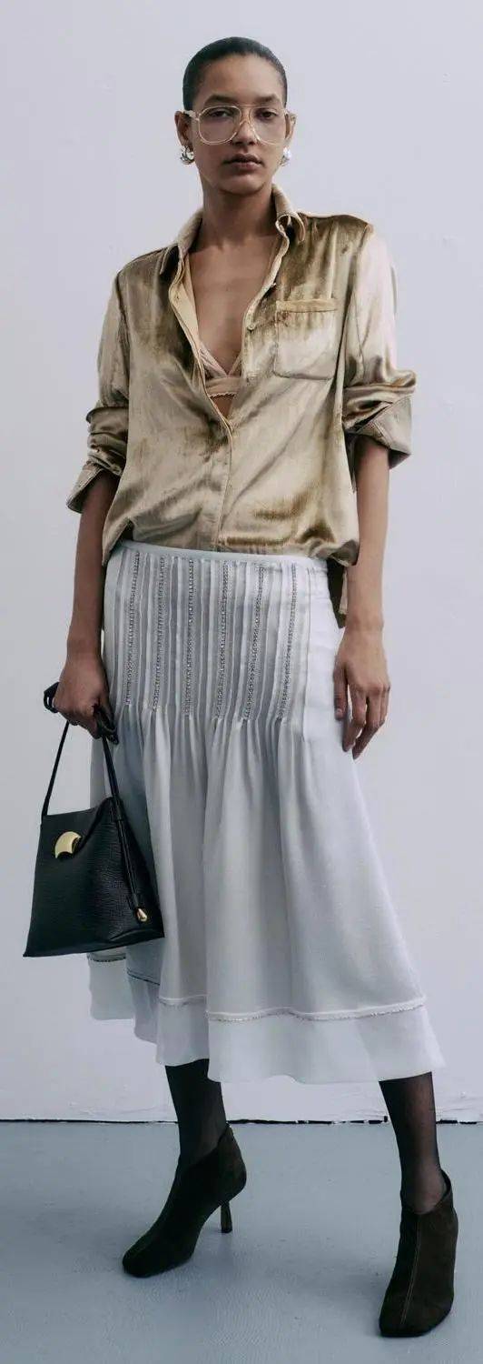 品牌phillip fall 2024 rtw粉色,粉蓝色,堆堆袜,蝴蝶结,玛丽珍小皮鞋