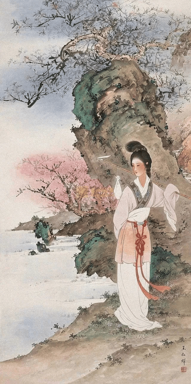 她一生未嫁,所画美女,令人心动