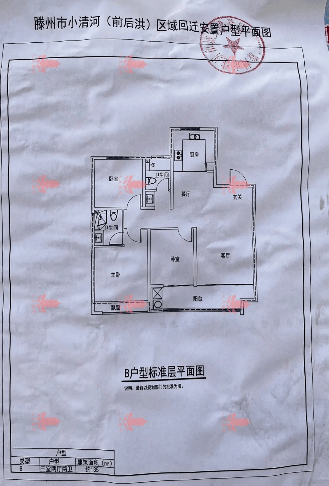 滕州东方信华城户型图图片