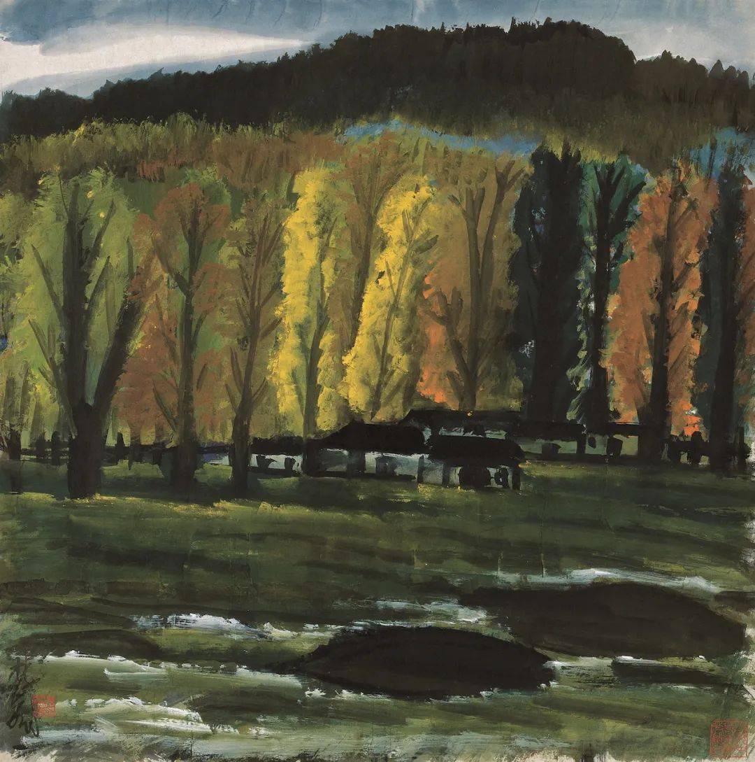 展览 | 从苏州回来,林风眠的风景画已是next level