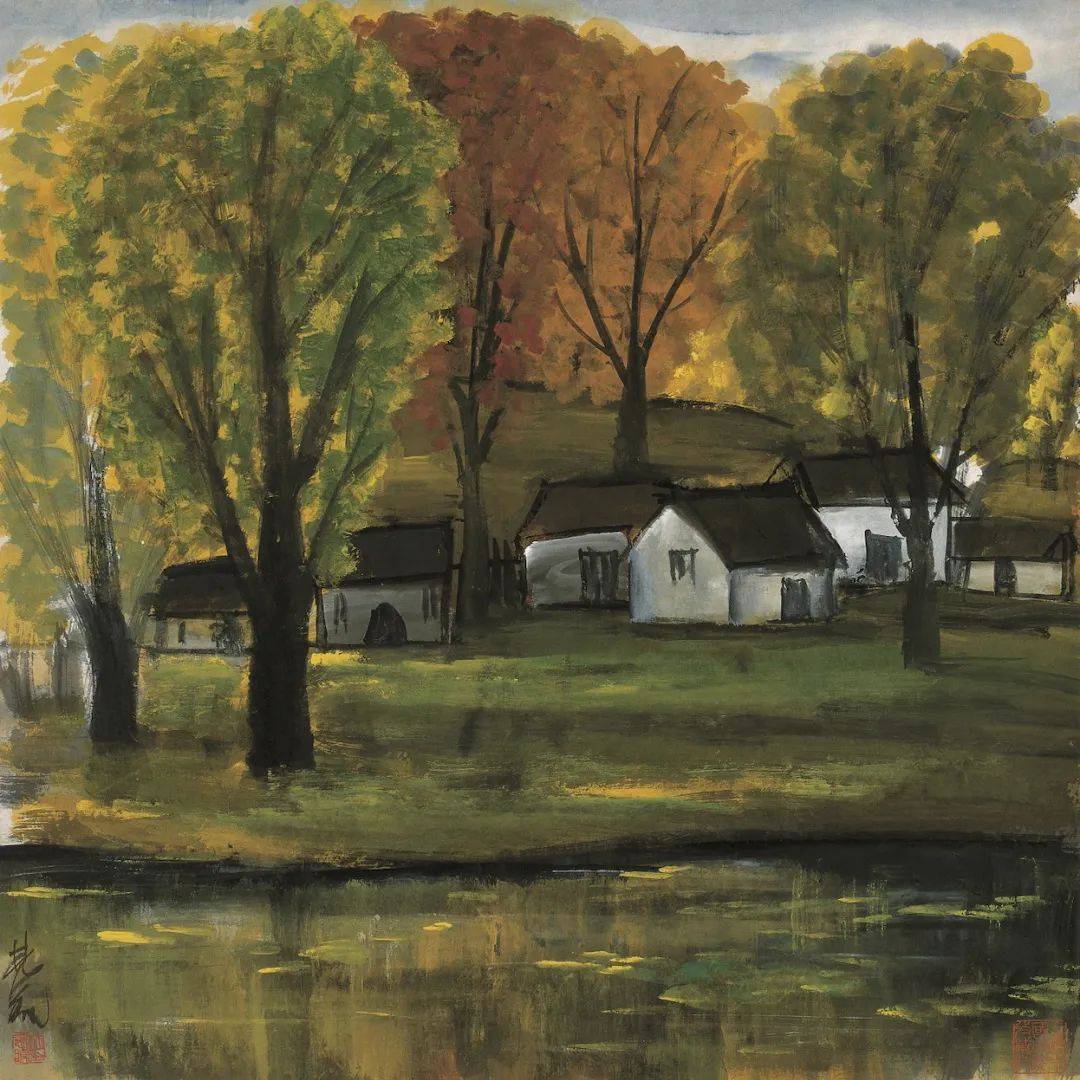 展览 | 从苏州回来,林风眠的风景画已是next level