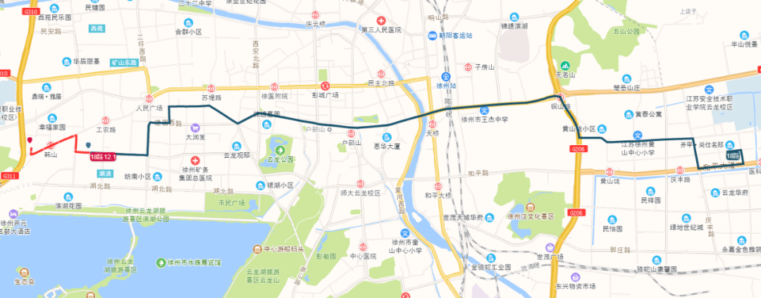 今起,徐州两条公交线路优化调整