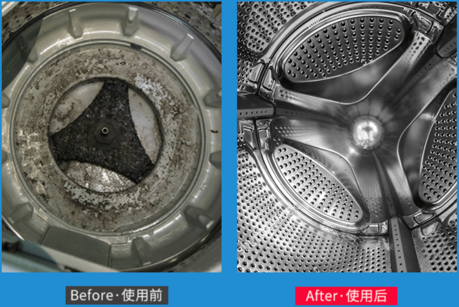 教你一招,排出10斤黑脏水,天天都用新的洗衣机~_滚筒_污渍_细菌