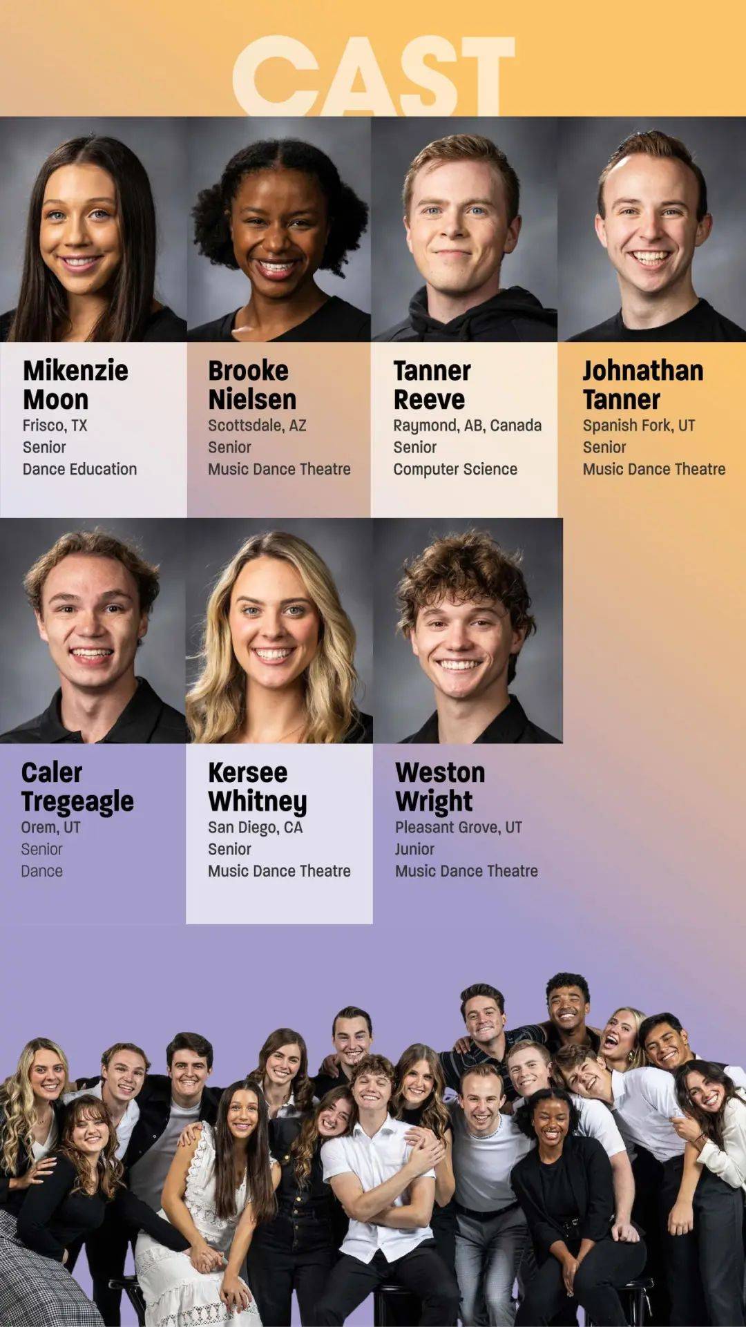 美国杨百翰歌舞团开场曲 opener乐舞百老汇thank you for the music为