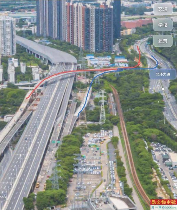 新城立交桥m,n匝道何时通车_施工_北环大道_南坪