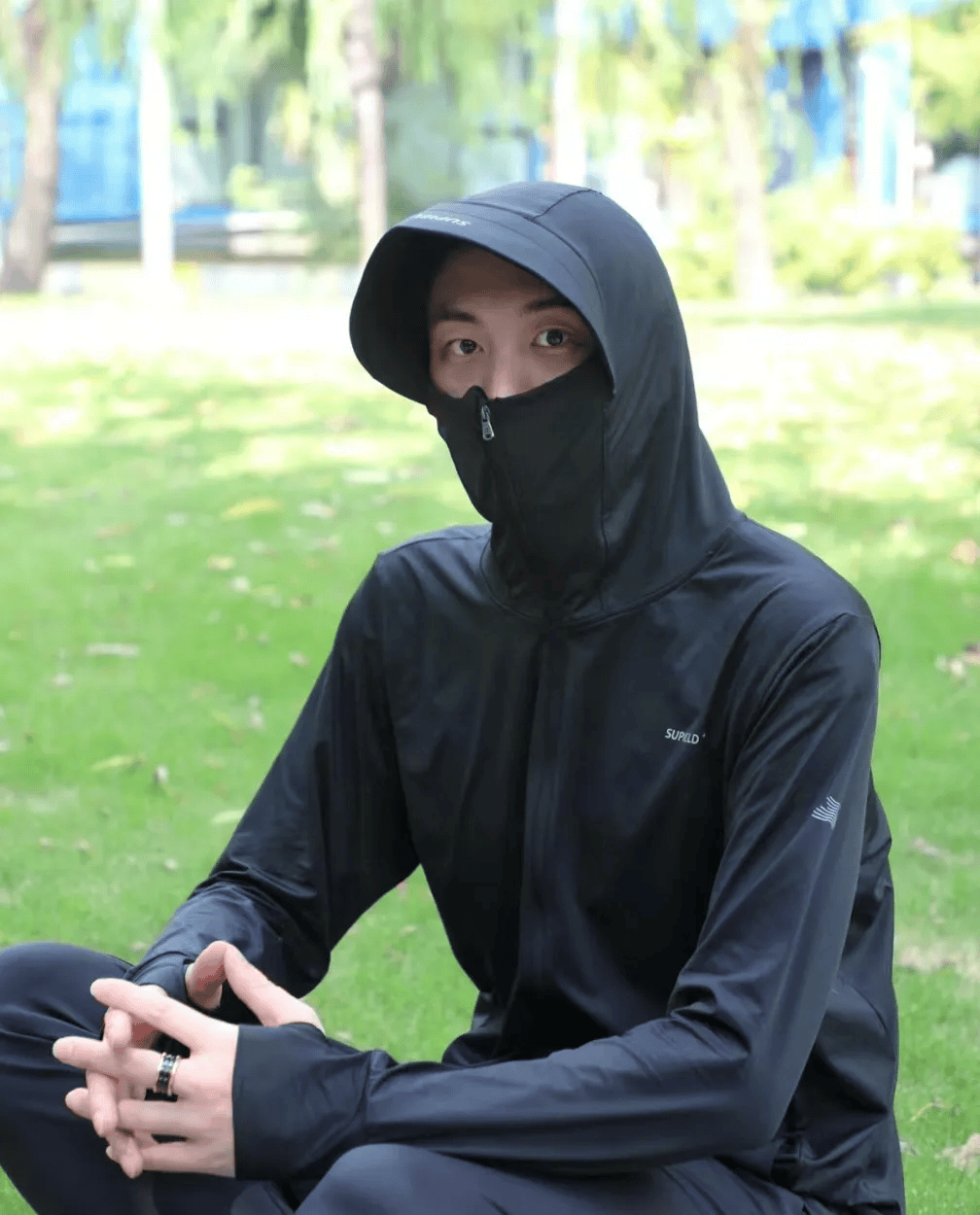 强势抵挡阳光的天花板防晒服,upf600 ,保护肌肤,色彩丰富_素湃_口罩