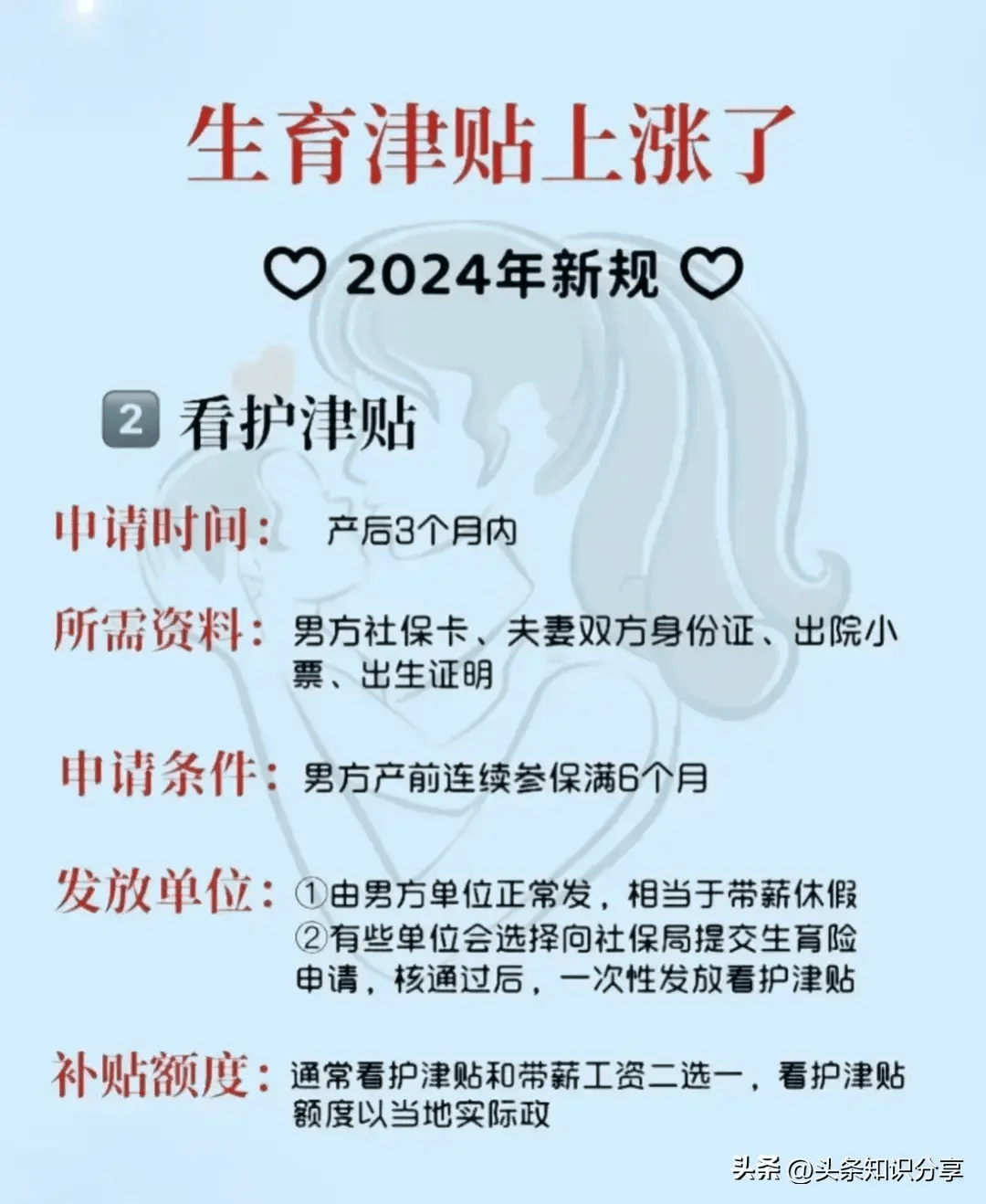 2024年不要只领生育津贴