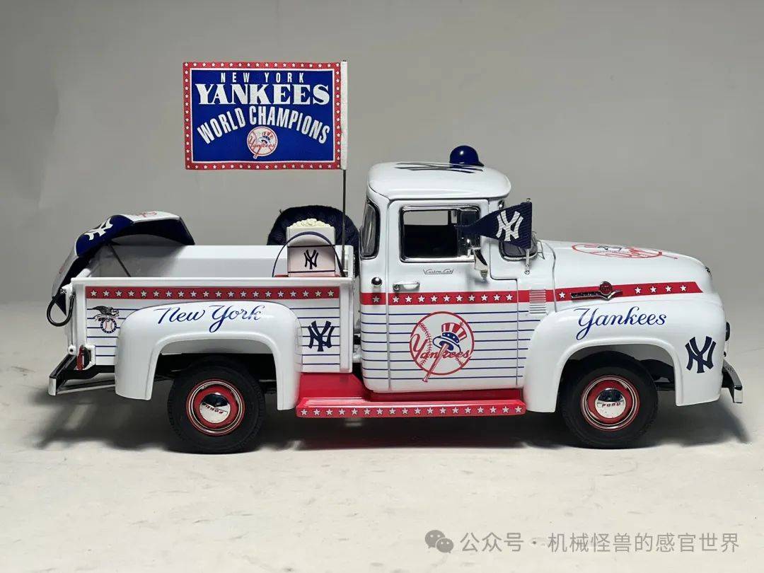 danbury mint | 最美球队车,福特 f100 皮卡纽约洋基队涂装