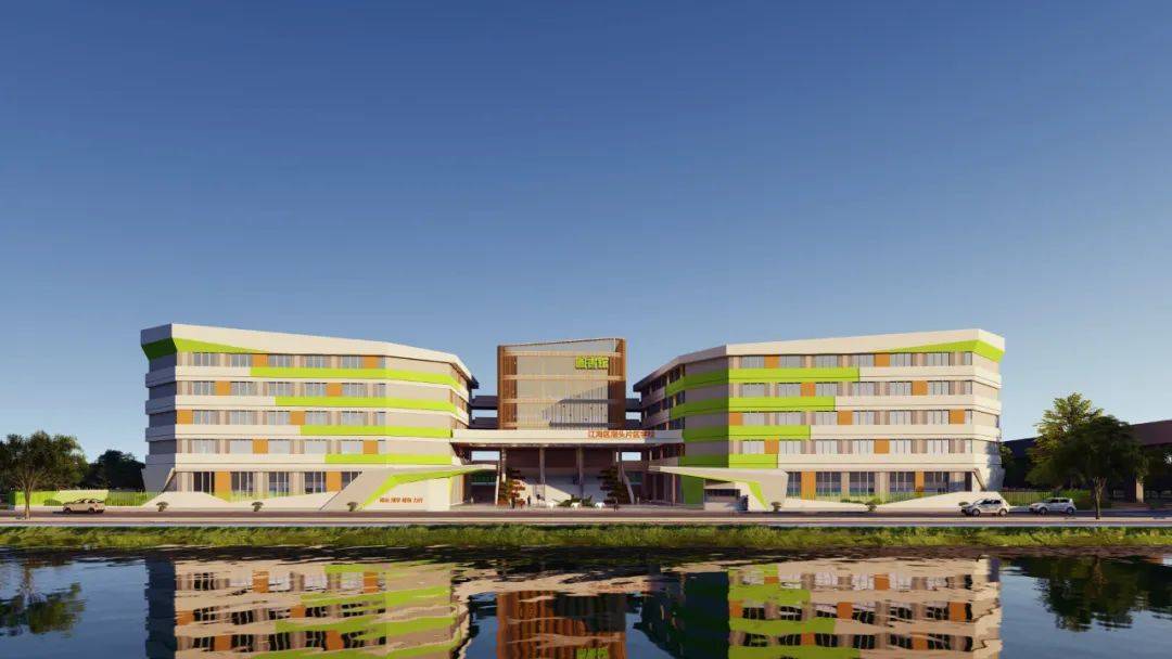 景贤小学(北校区)位于江海区,该项目主体工程已封顶,教学楼,图书馆