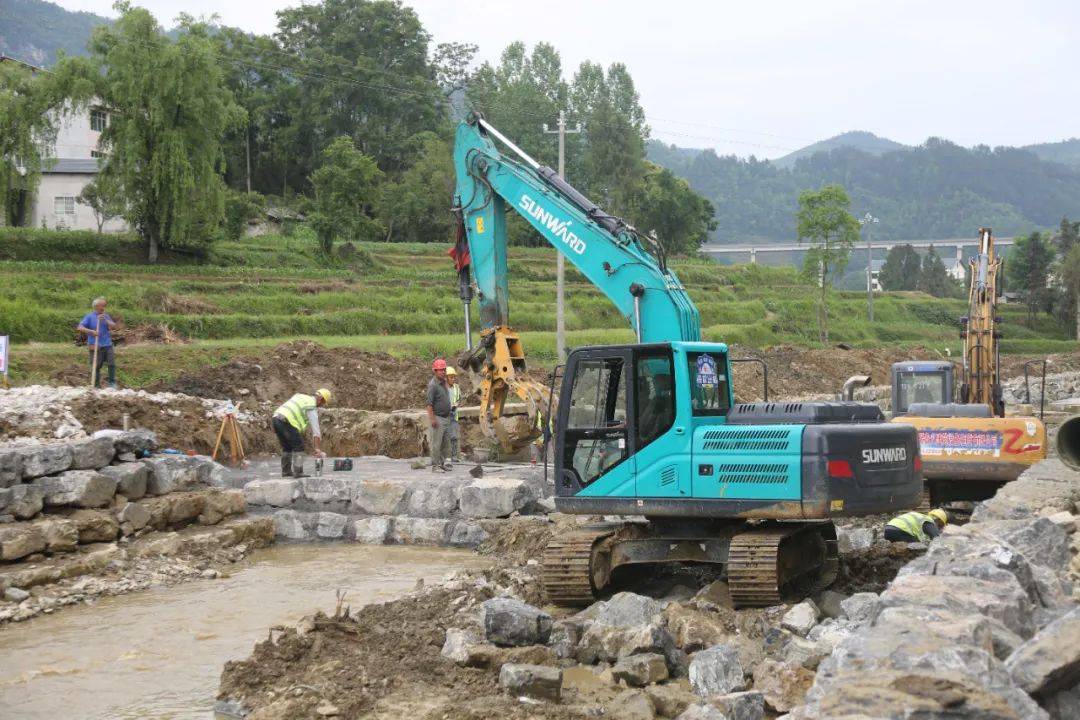 乡村行61看振兴丨绥阳:河道治理刷新"进度条" 项目建设"马力全开"