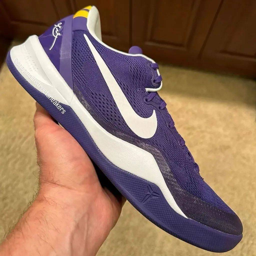 三双「紫金 kobe 8」集中曝光!哪双最帅?