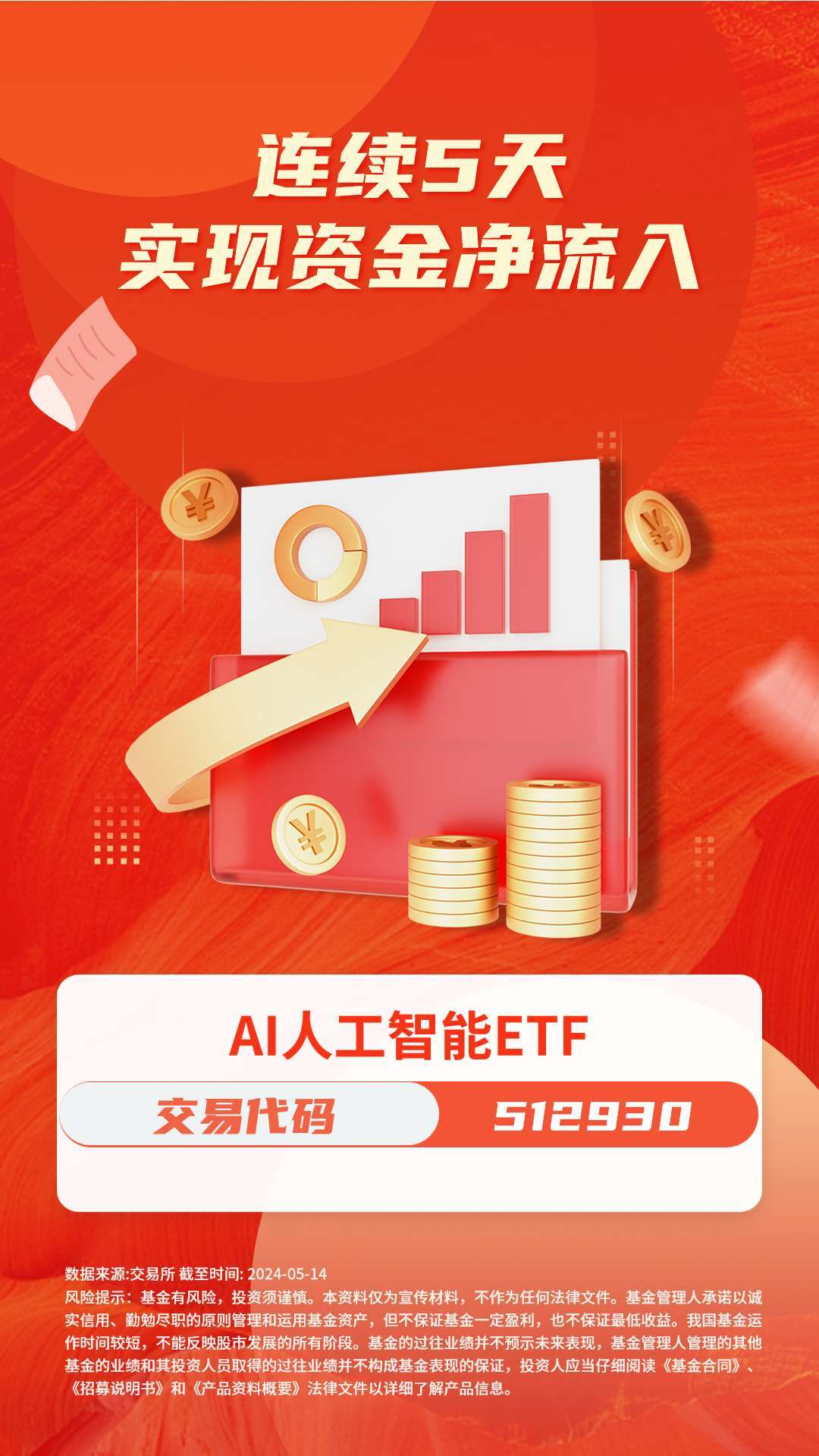 openai推出新旗舰模型gpt-4o,ai人工智能etf(512930)连续5天获资金净