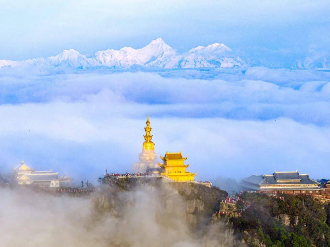 峨眉山最美的风景照片图片