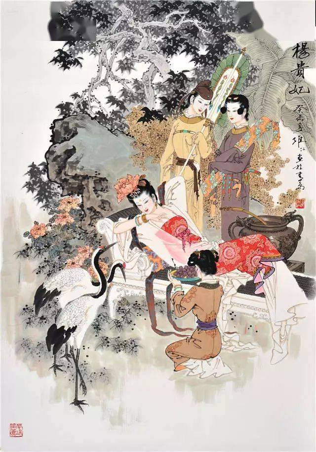 杨贵妃西施裴元庆大战程咬金卢象升抗清李清照李寄斩蛇蔡文姬工笔人物