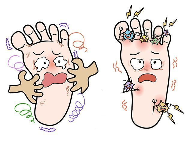 严重的情况下会把脚气染到家人其他的鞋子上!