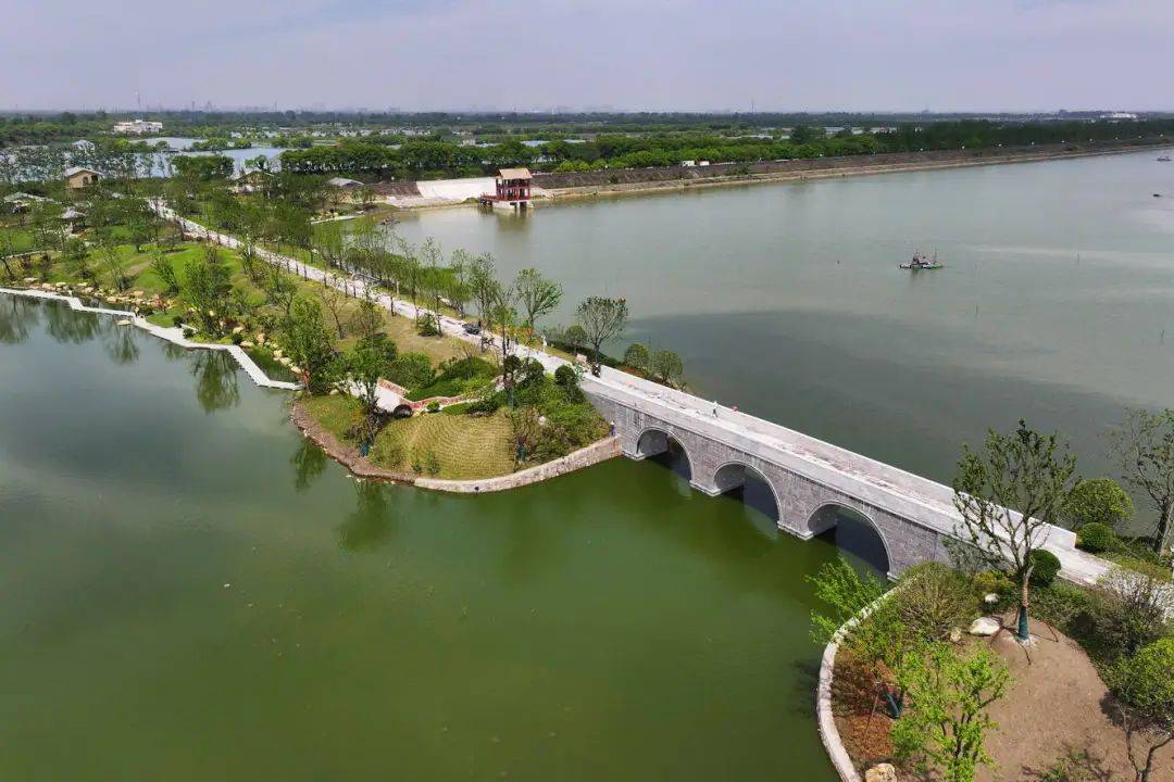 钱塘新建的超大湿地公园,门面初现!