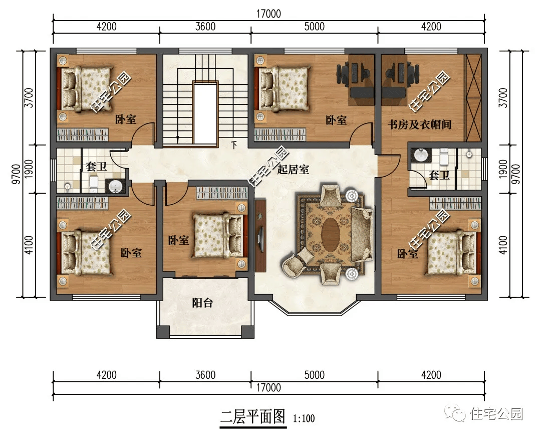 4x16米房屋设计图图片