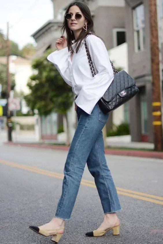 衬衫 烟管裤=好看又显高级!