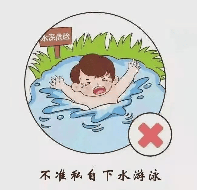 防溺水宣传图片简单图片