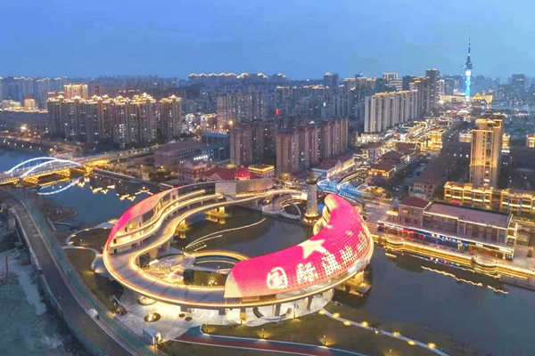 盐城又一"打卡"新地标:"串场之眼"呼之欲出