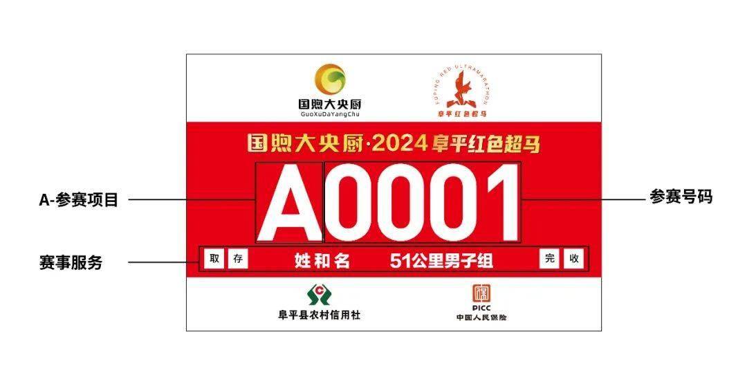 奖牌惊艳亮相!阜平红色超马奖牌,参赛服,参赛包,号码布揭晓