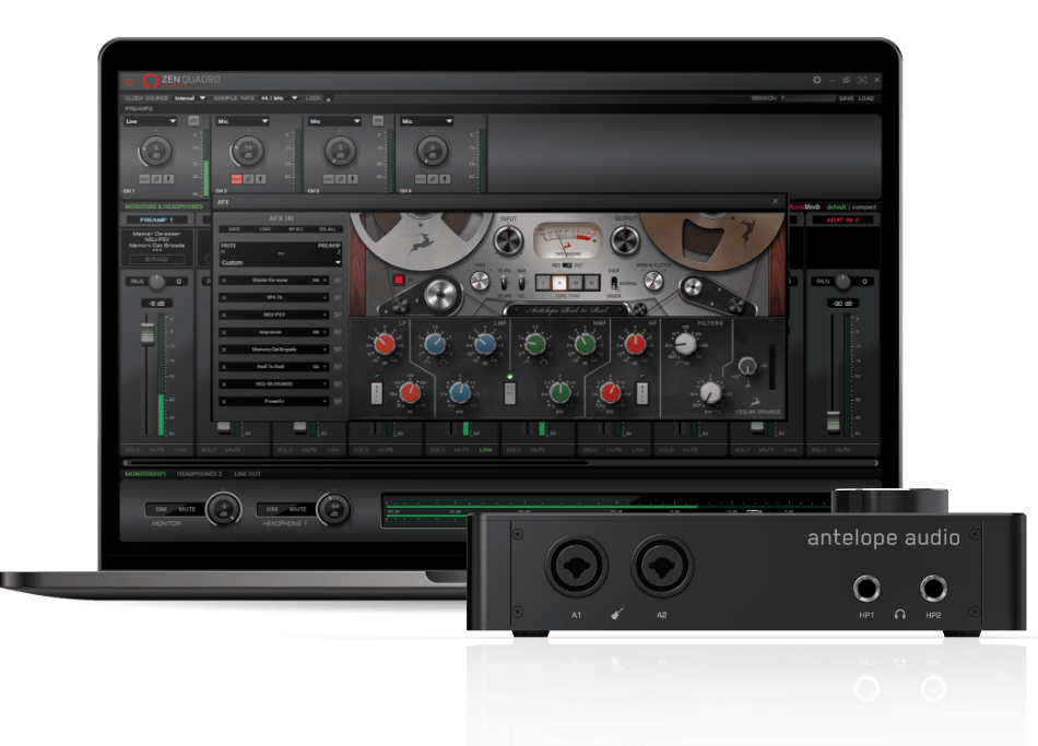 antelope audio zen quadro synergy 音频接口发布