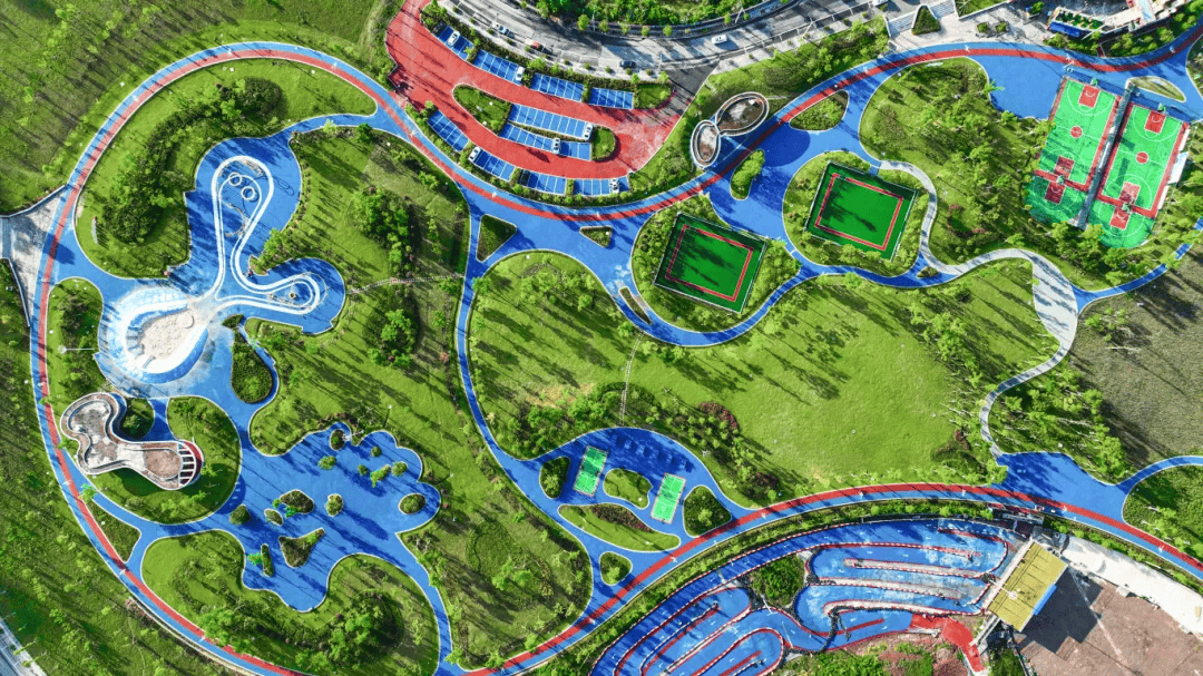 巴中这个城市体育运动公园美出新高度