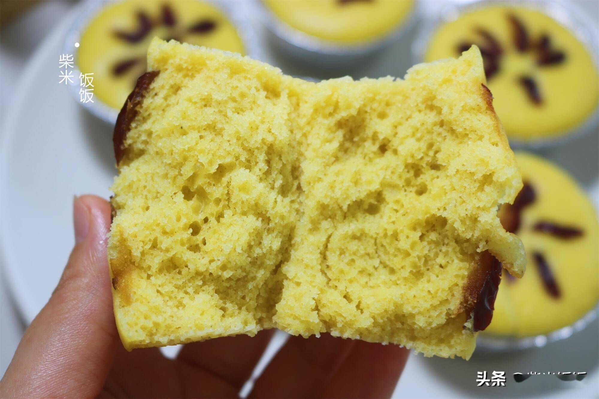 蒸一蒸,香软筋道,营养低脂不长胖,夏天吃正合适_小米_发糕_清水