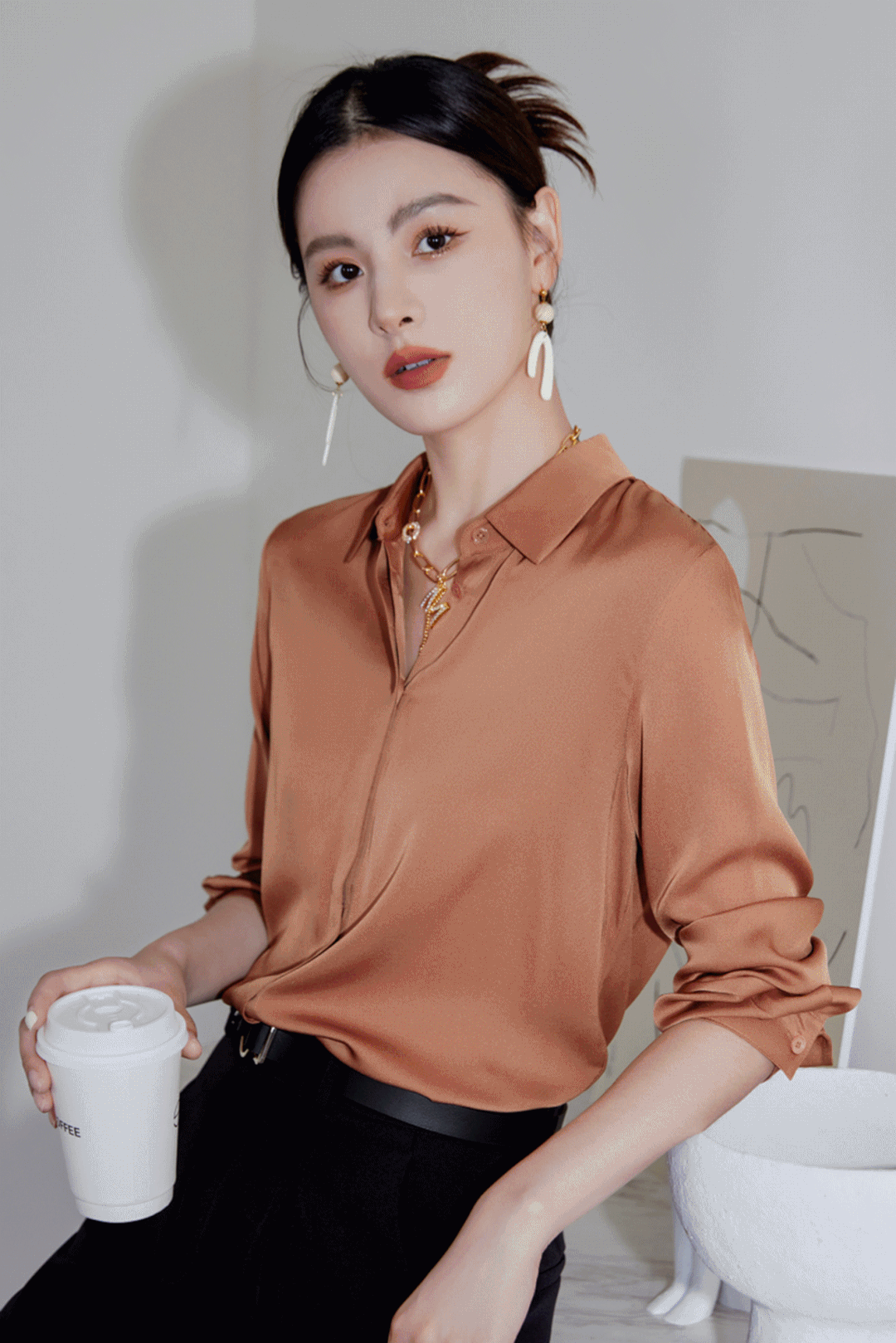 真丝_衬衫_质感